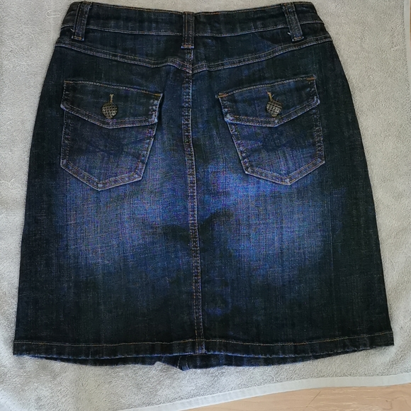 Short skirt jeans dark blue - Picture 2 of 3
